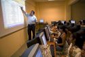 Mexican college students use computers in an accounting class at the Universidad Autonoma de Guerrero located in Acapulco, Guerrero, Mexico.
