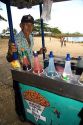 Shaved ice vendor at Puerto Limon, Costa Rica.