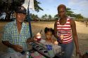Shaved ice vendor at Puerto Limon, Costa Rica.