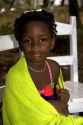 Afro-caribbean girl at Puerto Limon, Costa Rica.