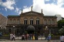 The National Theatre of Costa Rica is located in the central section of San Jose, Costa Rica.