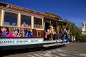 Cable car system in the city of San Francisco, California, USA.