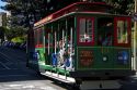 Cable car system in the city of San Francisco, California, USA.