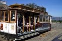 Cable car system in the city of San Francisco, California, USA.