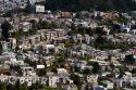 Housing on Twin Peaks, San Francisco, California, USA.