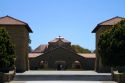 Stanford Memorial Church on the Stanford University campus in Palo Alto, California, USA.