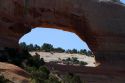 Wilson Arch is a natural sandstone arch along U.S. Route 191 near Moab, Utah, USA.