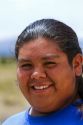 Native Pueblo teenager at Santo Domingo Pueblo, New Mexico, USA. MR