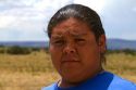 Native Pueblo teenager at Santo Domingo Pueblo, New Mexico, USA. MR
