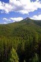 View of Castle Rock in the Selway-Bitterroot Wilderness in the state of Montana, USA.
