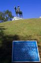 General Grant Statue at Grant's Headquarters within the National Military Park in Vicksburg, Mississippi, USA.