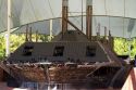 The USS Cairo Gunboat located within the National Military Park in Vicksburg, Mississippi, USA.