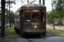 St. Charles Streetcar Line in the Garden District of New Orleans, Louisiana, USA.