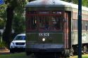 St. Charles Streetcar Line in the Garden District of New Orleans, Louisiana, USA.