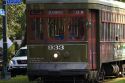 St. Charles Streetcar Line in the Garden District of New Orleans, Louisiana, USA.