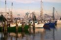 Fishing boat harbor at Pass Christian, Mississippi, USA.