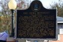 Historical sign marking The Selma Movement in Selma, Alabama, USA.