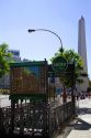 Metro entrance in Buenos Aires, Argentina.