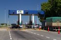 Tolls being collected along National Route 3 in Buenos Aires province, Argentina.