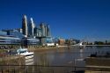 Skyscrapers and waterfront at Puerto Madero in Buenos Aires, Argentina.
