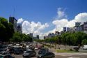Avenida 9 de Julio in Buenos Aires, Argentina.