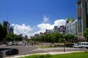 Avenida 9 de Julio in Buenos Aires, Argentina.