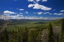 View of the Sawtooth Mountain Range from Galena Summit in Custer County, Idaho, USA.
