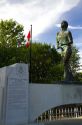 The Terry Fox Monument, located near Thunder Bay, Ontario, Canada.