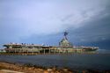 The USS Lexington, Essex-class aircraft carrier is a museum ship located in the bay at Corpus Christi, Texas, USA.