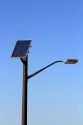 Solar powered street light in Venice, Florida, USA.