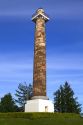 The Astoria Column is a tower overlooking the Columbia River on Coxcomb Hill at Astoria, Oregon, USA.
