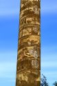 The Astoria Column is a tower overlooking the Columbia River on Coxcomb Hill at Astoria, Oregon, USA.