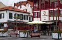 Hotel du Fronton at Bidart in the Basque province of Labourd, southwestern France.
