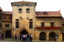 Building and street scene in Santillana del Mar, Cantabria, Spain.