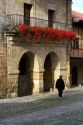 Building and street scene in Santillana del Mar, Cantabria, Spain.