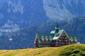 Prince of Wales Hotel located in Waterton Lakes National Park, Alberta, Canada.