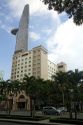 Duxton Hotel Saigon and the Bitexco Financial Tower in Ho Chi Minh City, Vietnam.