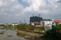 Modern housing in suburban Ho Chi Minh City, Vietnam.