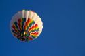 Hot air balloon over Boise, Idaho, USA.