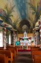 St. Benedict's Catholic Church aslo called the Painted Church in Honaunau, Hawaii, USA.