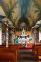 St. Benedict's Catholic Church aslo called the Painted Church in Honaunau, Hawaii, USA.