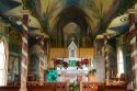 St. Benedict's Catholic Church aslo called the Painted Church in Honaunau, Hawaii, USA.