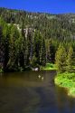 Upper Payette River inlet flowing into Payette Lake, McCall, Idaho, USA.