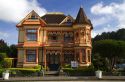 Victorian architecture home at Ferndale, California, USA.